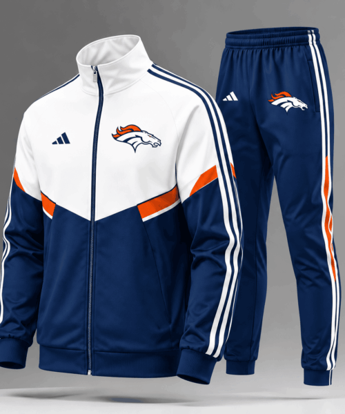 Denver Broncos NFL Varsity Team Spirit Jacket & Jogger Set