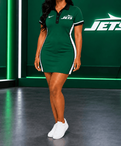 New York Jets NFL Forever Loyal Polo Dress