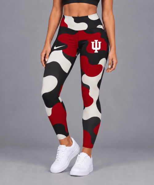 Indiana Hoosiers NCAA Camo Leggings