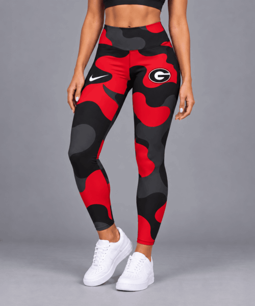 Georgia Bulldogs NCAA Camo Leggings