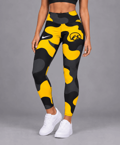 Iowa Hawkeyes NCAA Camo Leggings