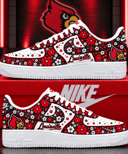 Louisville Cardinals NCAA Floral Af1