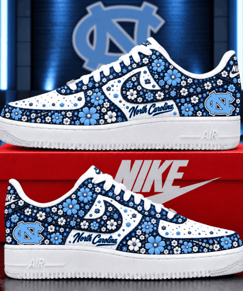 North Carolina Tar Heels NCAA Floral Af1