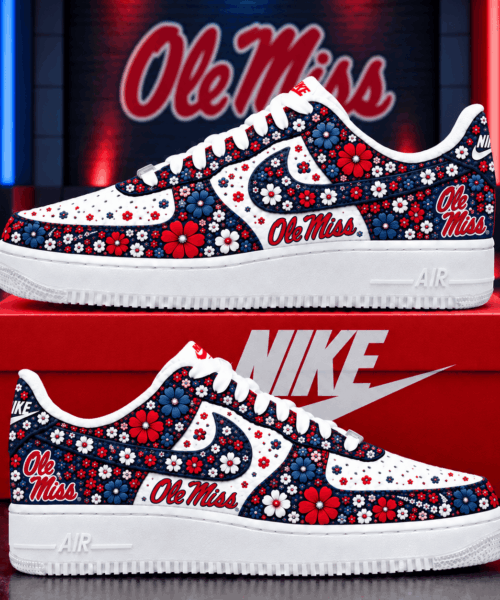 Ole Miss Rebels NCAA Floral Af1