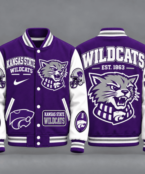 Kansas State Wildcats NCAA Vintage Football Varsity Letterman Jacket Baseball Jacket