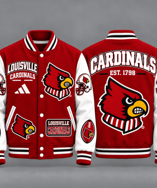 Louisville Cardinals NCAA Vintage Football Varsity Letterman Jacket Baseball Jacket