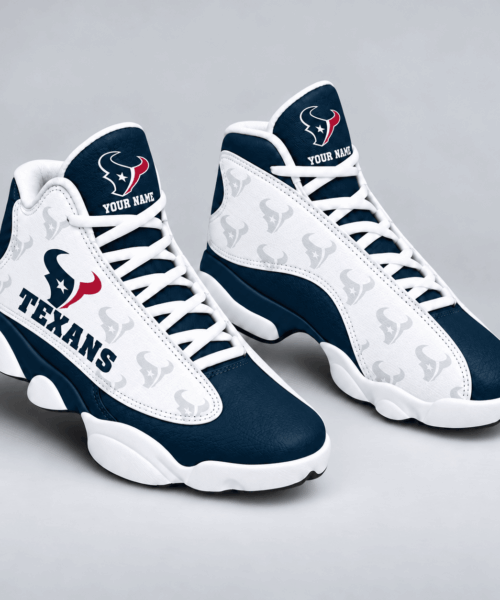 Houston Texans NFL Personalized Football Fan JD13 High Sneakers
