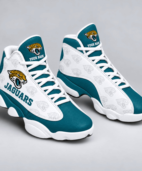 Jacksonville Jaguars NFL Personalized Football Fan JD13 High Sneakers