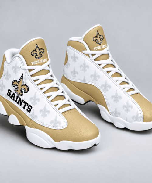 New Orleans Saints NFL Personalized Football Fan JD13 High Sneakers
