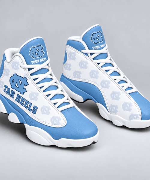 North Carolina Tar Heels NCAA Personalized Football Fan JD13 High Sneakers