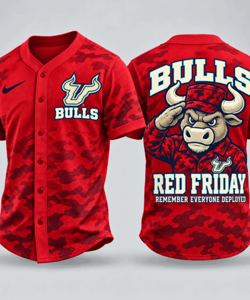 South Florida Bulls NCAA Red Friday Waffle Jersey