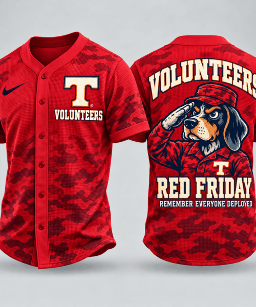 Tennessee Volunteers NCAA Red Friday Waffle Jersey