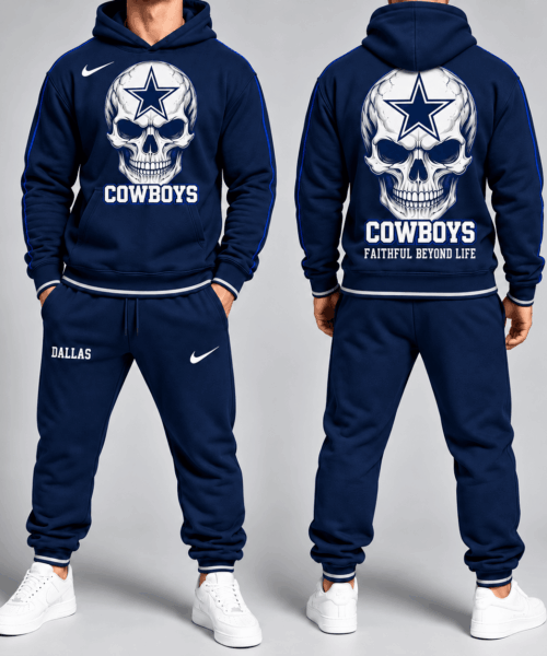 Dallas Cowboys NFL Skull Legacy Tracksuit Set