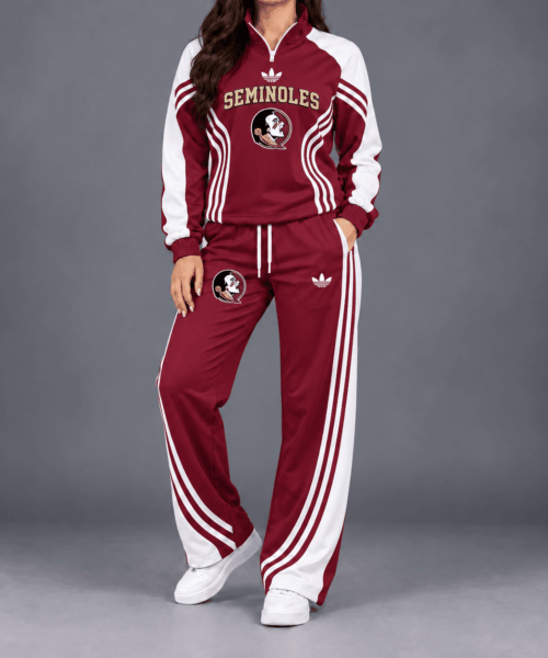 Florida State Seminoles NCAA Victory Line Athletic Quarter-Zip + Pants