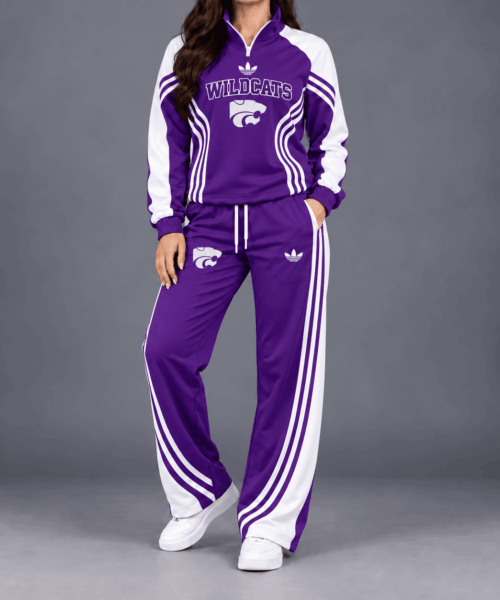 Kansas State Wildcats NCAA Victory Line Athletic Quarter-Zip + Pants