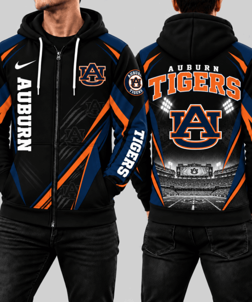 Auburn Tigers NCAA Game Day Stadium Pride Zip Hoodie