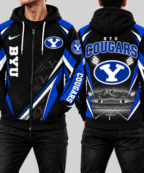 BYU Cougars NCAA Game Day Stadium Pride Zip Hoodie
