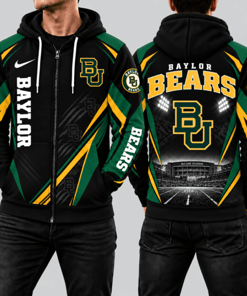 Baylor Bears NCAA Game Day Stadium Pride Zip Hoodie