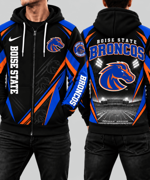 Boise State Broncos NCAA Game Day Stadium Pride Zip Hoodie