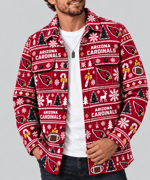 Arizona Cardinals NFL Christmas Game Day Spirit Flannel Shirt