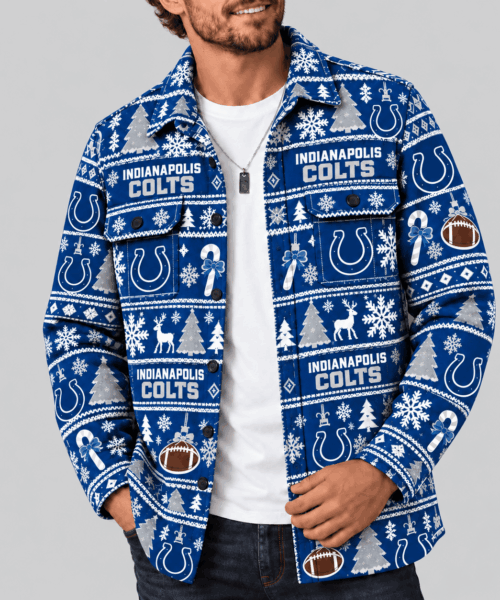 Indianapolis Colts NFL Christmas Game Day Spirit Flannel Shirt