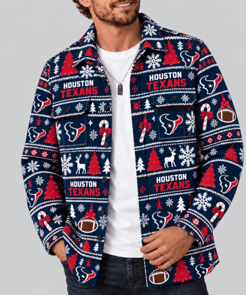 Houston Texans NFL Christmas Game Day Spirit Flannel Shirt