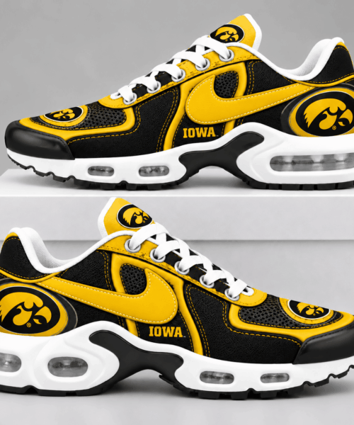 Iowa Hawkeyes NCAA Retro Athletic Design Air Max Shoes