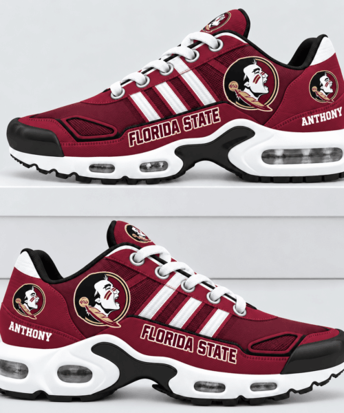 Florida State Seminoles NCAA Personalized Triple Stripe Air Max Shoes