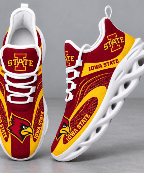 Iowa State Cyclones NCAA Dynamic Wave Design Chunky Sneakers