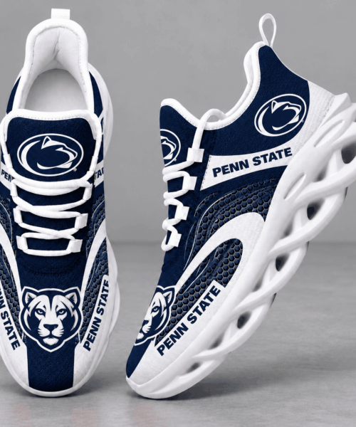 Penn State Nittany Lions NCAA Dynamic Wave Design Chunky Sneakers