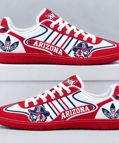 Arizona Wildcats NCAA Retro Triple Stripe Samba Shoes