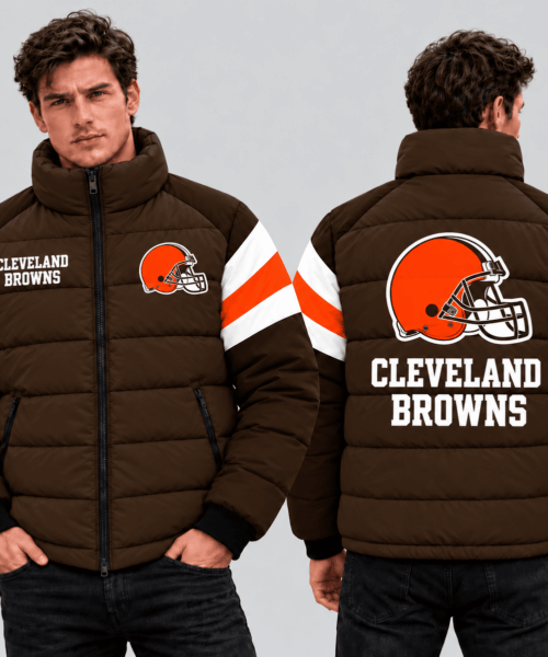 Cleveland Browns NFL Puffer Down Jacket