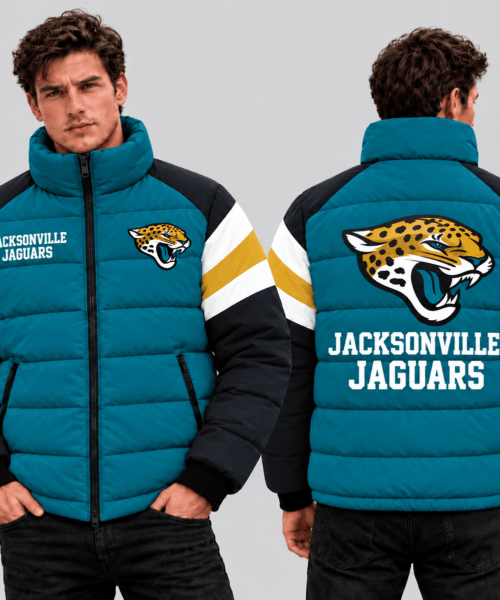 Jacksonville Jaguars NFL Puffer Down Jacket