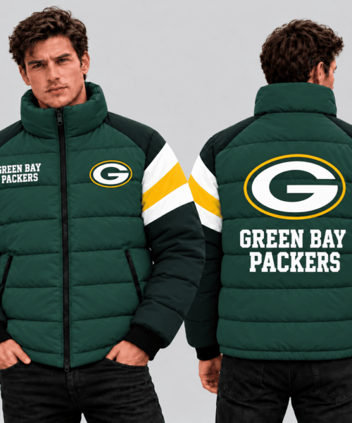 Green Bay Packers NFL Puffer Down Jacket