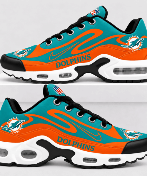 Miami Dolphins NFL Sport Stripe Air Max Shoes