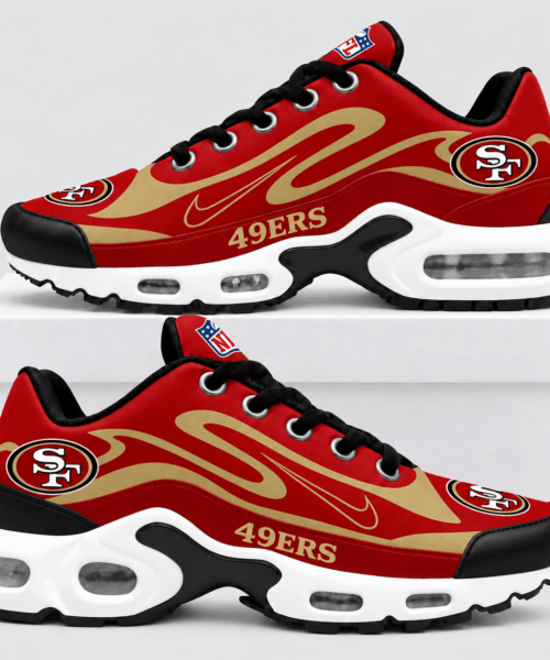San Francisco 49Ers NFL Sport Stripe Air Max Shoes