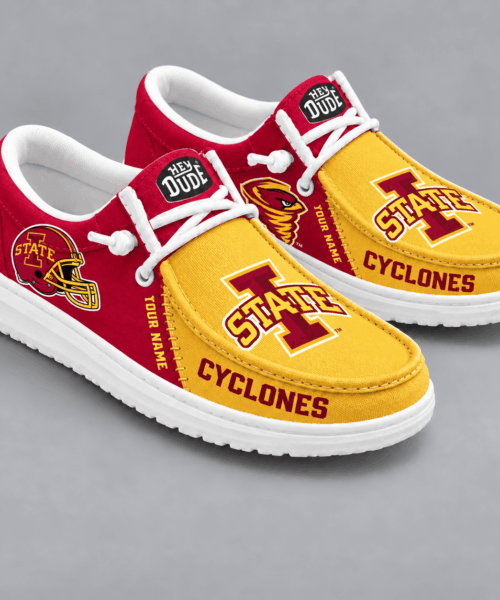 Iowa State Cyclones NCAA Game Day Lace Up Loafer Shoes
