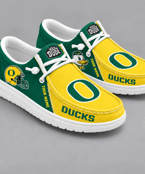 Oregon Ducks NCAA Game Day Lace Up Loafer Shoes