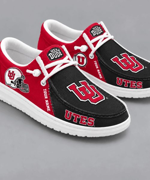 Utah Utes NCAA Game Day Lace Up Loafer Shoes
