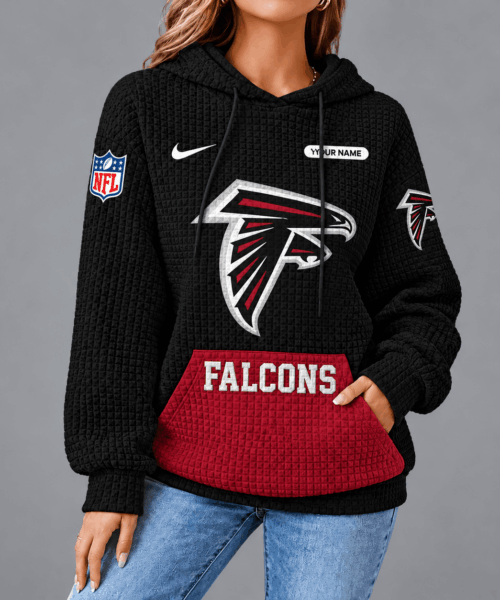Atlanta Falcons NFL Cozy Two Tone Unisex Waffle Hoodie