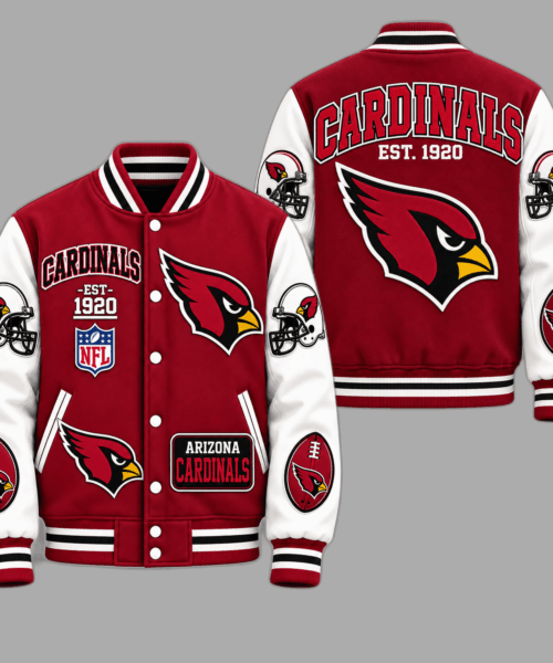 Arizona Cardinals NFL Baseball Jacket