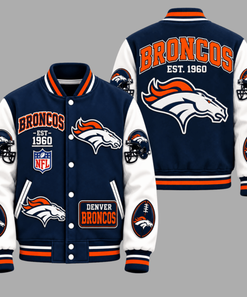 Denver Broncos NFL Baseball Jacket