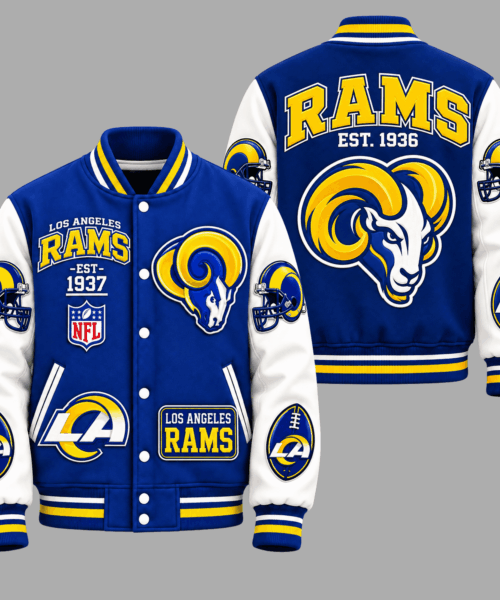 Los Angeles Rams NFL Baseball Jacket