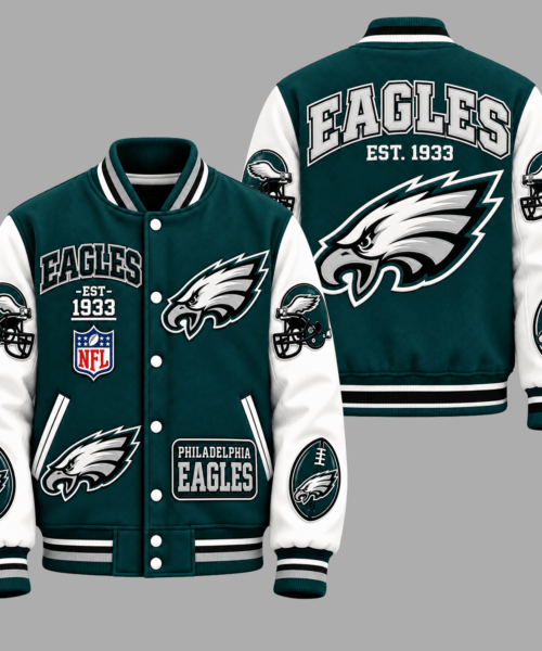Philadelphia Eagles NFL Baseball Jacket