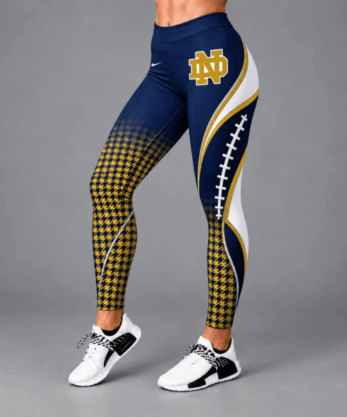 Notre Dame Fighting Irish NCAA Football Lace Leggings