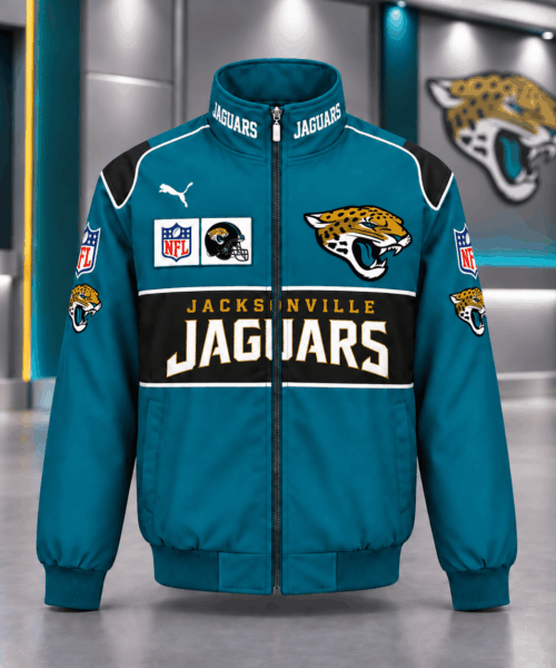 Jacksonville Jaguars NFL Game Day Team Spirit Full-Zip Casual Jacket