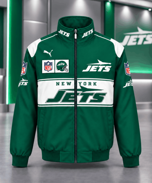 New York Jets NFL Game Day Team Spirit Full-Zip Casual Jacket
