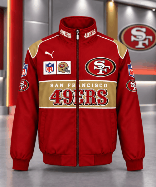 San Francisco 49Ers NFL Game Day Team Spirit Full-Zip Casual Jacket