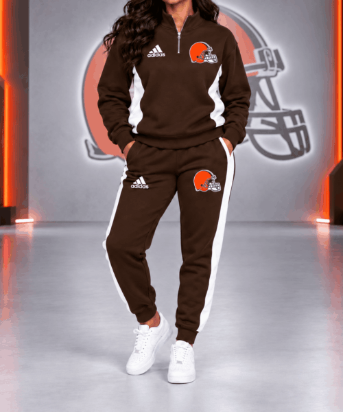 Cleveland Browns NFL Athletic Team Spirit Quarter-Zip + Pants