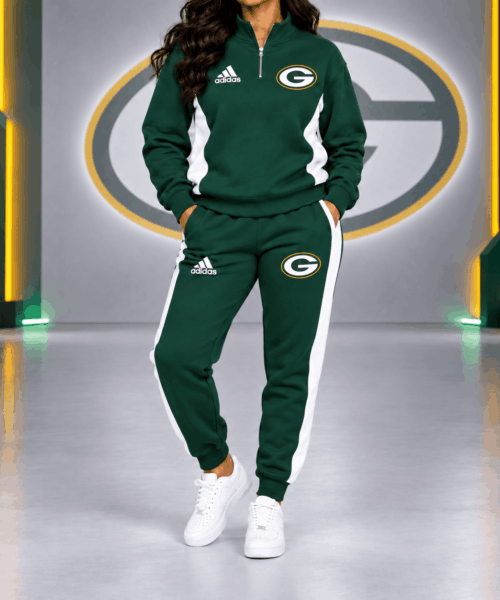 Green Bay Packers NFL Athletic Team Spirit Quarter-Zip + Pants